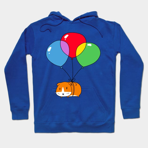 Balloon Guinea Pig Hoodie by saradaboru